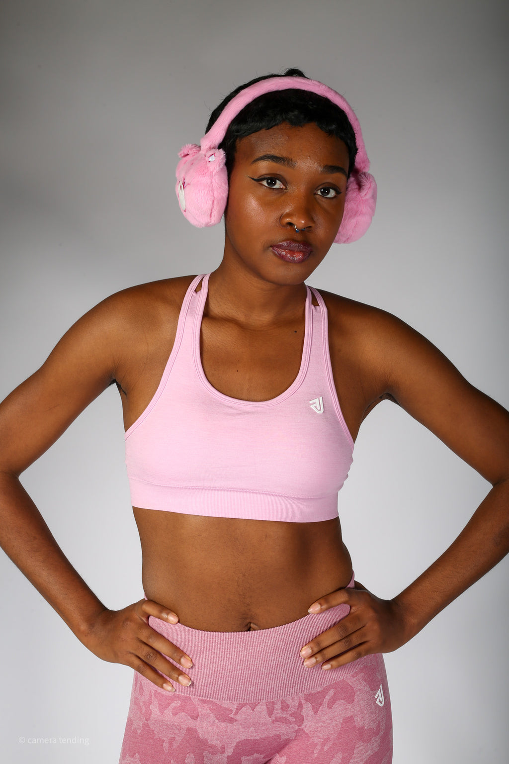 Pink Seamless Sport Bra