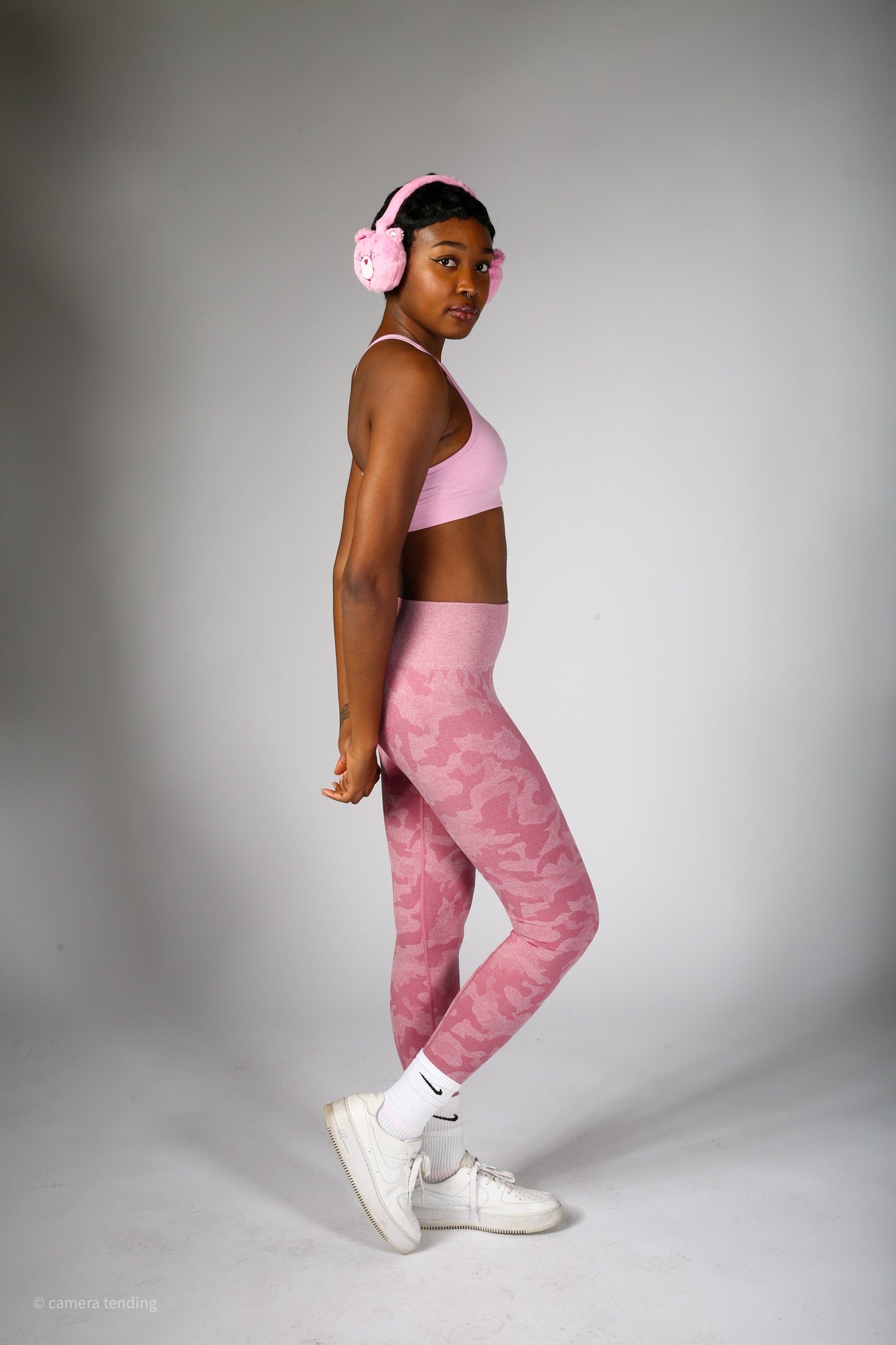 PINK CAMO SEAMLESS LEGGINGS