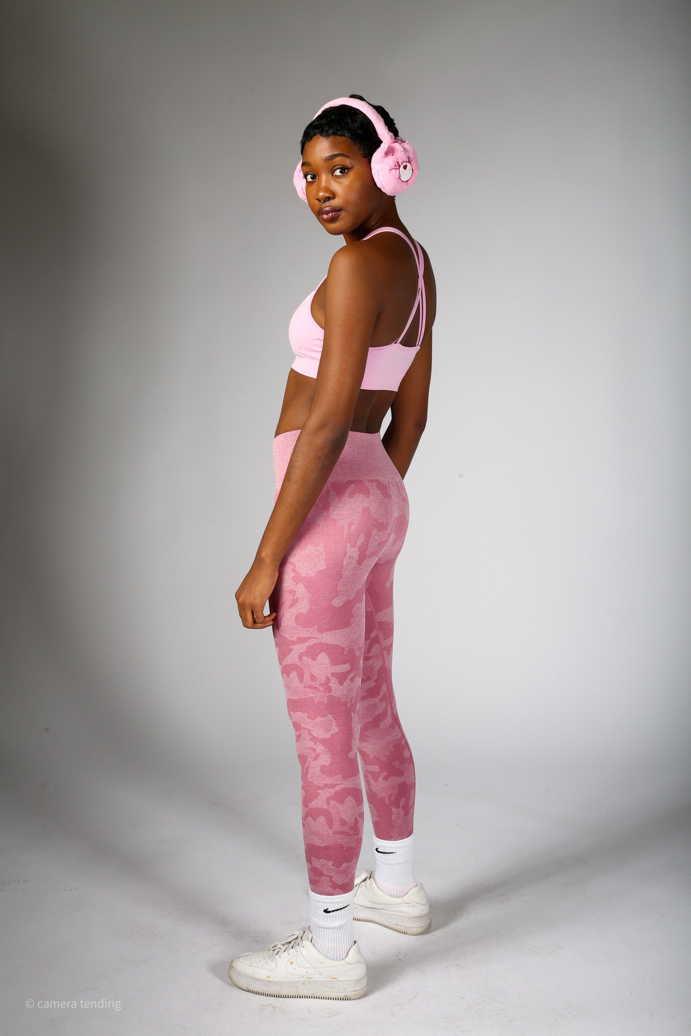 PINK CAMO SEAMLESS LEGGINGS