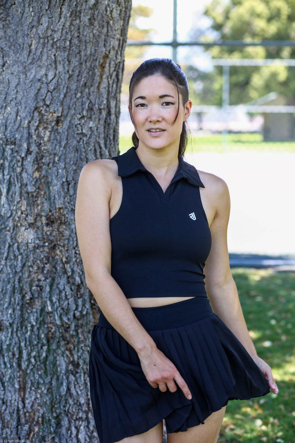 Black Tennis Set